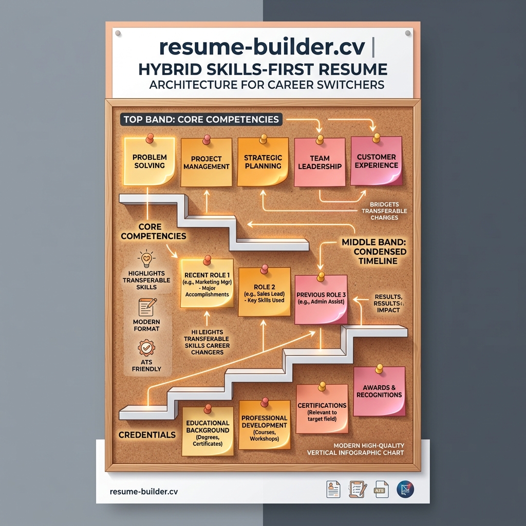 Infographic Diagram for The Tech Career Switcher Resume Guide: Transitioning Into Software Roles