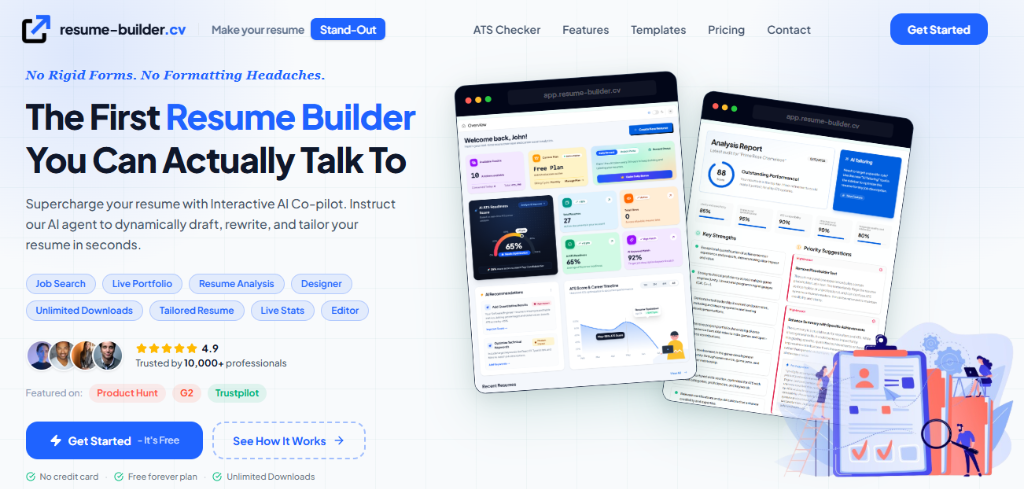 AI Resume Builder | resume-builder.cv — official preview image